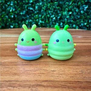 Squish-a-longs by Squishmallows Caterpillar Bundle